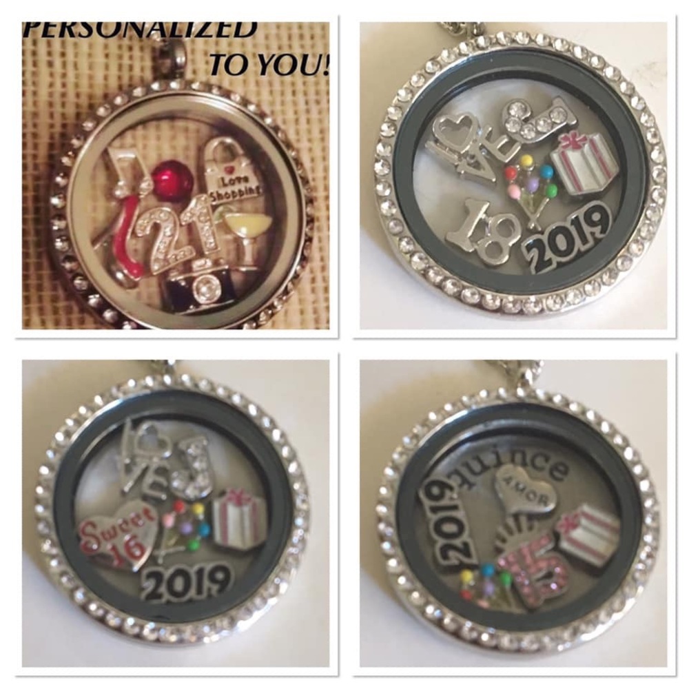 Floating Locket WITH Charms You Choose!